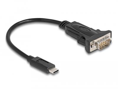 Delock USB 2.0 Adapter [1x USB-C stekker - 1x Serieel 9-polig] 64125