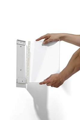 Durable Wandhouder | zonder zichtpanelen | lichtgrijs | v.10 zichtpanelen DIN A4 | 1 stuk - 567410 567410