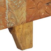 Tv-meubel handgesneden 120x30x40 cm massief gerecycled hout - thumbnail