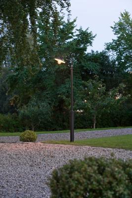 KonstSmide TuinlantaarnVega 8w - 3000K - 240cm wit - 560-250