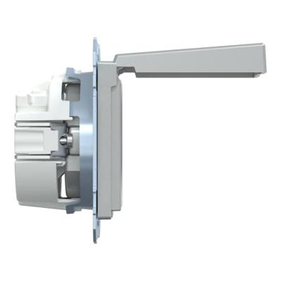 Merten MEG2311-0460 Wandcontactdoos System M Aluminium 1 stuk(s)