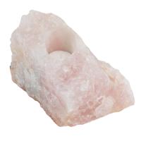 Waxinelichthouder Edelsteen Rozenkwarts Cluster (ca. 1800 gram) - thumbnail