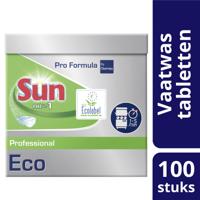 Vaatwastabletten Sun Pro Formula All-in-one Eco 100 stuks - thumbnail