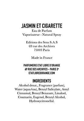 Etat libre d'orange Jasmin Et Cigarette Eau de Parfum 100ml
