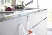 YAMAZAKI - Tower - Kitchen Sink Door Hooks Wit Set/2 - thumbnail