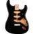 Fender Classic Series 60&apos;s Stratocaster SSS Alder Body Black losse elzenhouten solid body voor elektrische gitaar