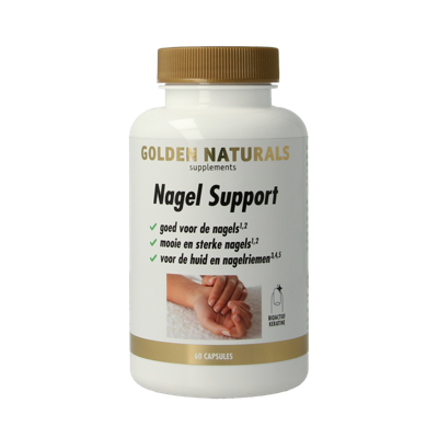 Golden Naturals Nagel support 60 Vegetarische capsules