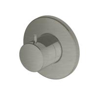 Stopkraan Hotbath Buddy Inbouw Thermostaat Geborsteld Nikkel (excl. inbouwdeel) - thumbnail