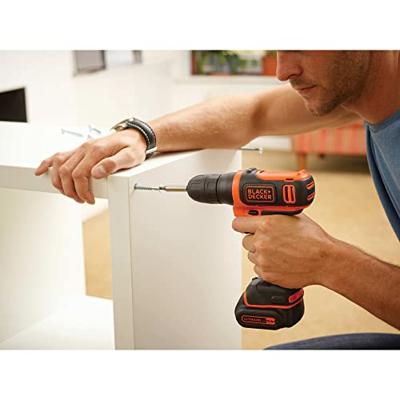BLACK+DECKER BDCDD12 10.8V 1.5Ah Schroefboormachine | 1x 10.8V 1.5Ah accu + 200 mA lader - BDCDD12-QW BLACK+DECKER BDCDD12 10.8V 1.5Ah Schroefboormachine | 1x 10.8V 1.5Ah accu + 200 mA lader - BDCDD12-QW