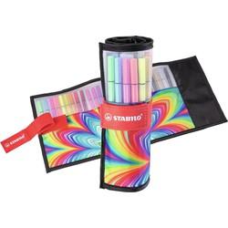 Stabilo pen 68 - viltstift - arty - rollerset met 25 stuks