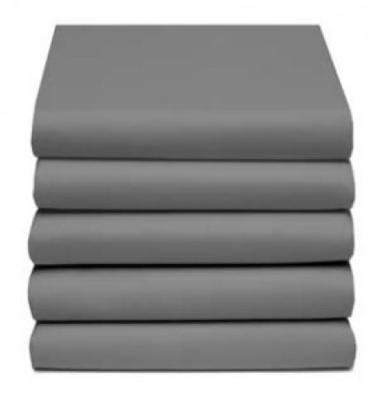 Cinderella hoeslaken - antraciet - 70x200 cm - Leen Bakker