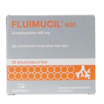 Fluimucil 600mg Bruistablet 30st