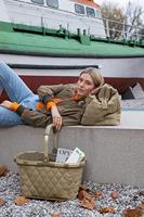 Reisenthel Carrybag-Frame Rhombus Olive - thumbnail