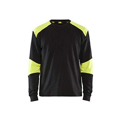 Blåkläder Vlamvertragend T-Shirt lange mouwen 34571761 | Marine/High-Vis Geel | Maat M - 7330509725634 Blåkläder Vlamvertragend T-Shirt lange mouwen 34571761 | Marine/High-Vis Geel | Maat M - 7330509725634