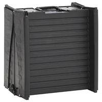 Hondenhelling inklapbaar 153x40x12,5 cm kunststof zwart - thumbnail