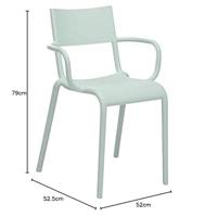 Kartell Generic A tuinstoel Groen - thumbnail