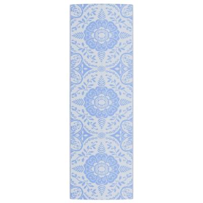 VidaXL Buitenkleed arakil 80x250 cm polypropeen babyblauw