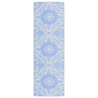 VidaXL Buitenkleed arakil 80x250 cm polypropeen babyblauw - thumbnail