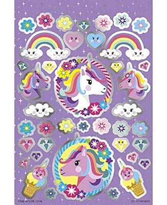 Totum eenhoorn stickervellen, 4st. Totum eenhoorn stickervellen, 4st.