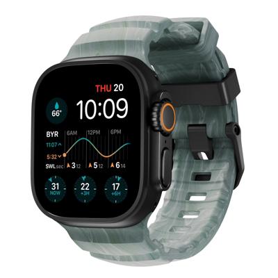 Nomad Rocky Point band / black hardware (45-49mm) - Sierra stone