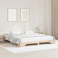 Bedframe Naturel 200 x 200 cm Massief grenenhout - thumbnail