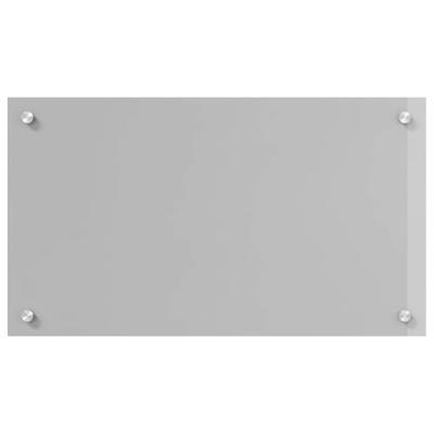 VidaXL Keuken spatscherm lichtgrijs 70 x 40 cm gehard glas