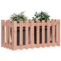 Plantenbak verhoogd hekontwerp 100x50x50 cm massief douglashout - thumbnail