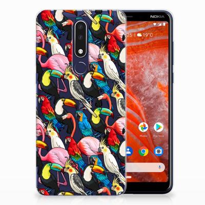 Nokia 3.1 Plus TPU Hoesje Birds Nokia 3.1 Plus TPU Hoesje Birds