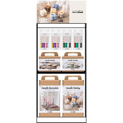 Creativ Company Grote tafeldisplay, category, kaarsen maken, 34 eenh./ 1 stuk