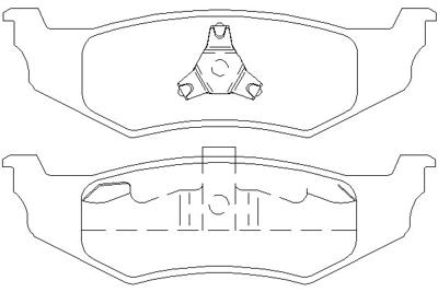 Remblokken set 2356102 Remblokken set 2356102