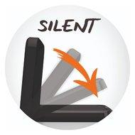 Rotho Paso Pedaalemmer 30L Metallic Zilver/Zwart - thumbnail