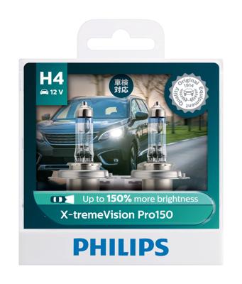 Philips reservelamp auto H4 X tremeVision Pro150 55/60W glas