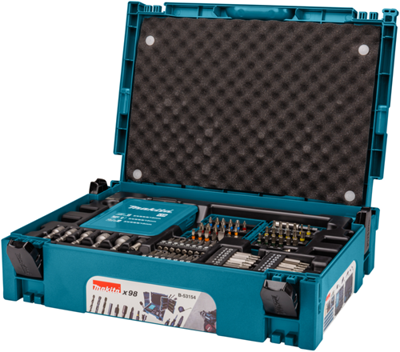 Makita B-53154 Boor- en Schroefbitset 98-delig in Mbox Makita B-53154 Boor- en Schroefbitset 98-delig in Mbox