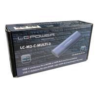 LC-Power LC-M2-C-MULTI-2 behuizing voor opslagstations SDD-behuizing Antraciet M.2 - thumbnail