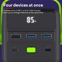 Powerbank Trust Redoh XXL Zwart (1 Stuks) - thumbnail