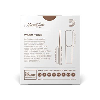 D&apos;Addario Woodwinds Mitchell Lurie Premium Bb Clarinet Reeds 3.5 (10 stuks)