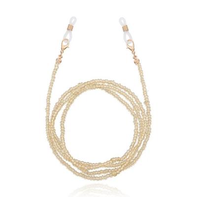 Deja Jewels Geel Koord voor Zonnebril of Leesbril met Kraaltjes