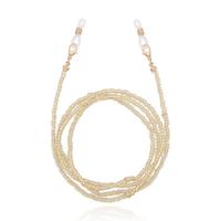 Deja Jewels Geel Koord voor Zonnebril of Leesbril met Kraaltjes - thumbnail