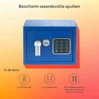 Yale YSV/170/DB2/B Vrijstaande kluis 3,8 l Staal Blauw - thumbnail