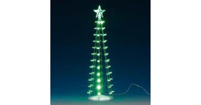 Kerstfiguur Lighted silhouette tree (green) b/o (4.5v) LEMAX - Lemax