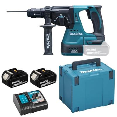 Makita Makita DHR243RTJ - Bohrhammer - schnurlos - 3 Modi SDS-Plus-Accu-combihamer 18 V 5 Ah Li-ion