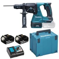 Makita DHR243RTJ SDS-Plus-Accu-combihamer 18 V 5 Ah Li-ion - thumbnail