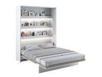 Opklapbed CONCEPTION PRO 160x200 cm mat wit (verticaal) met matras - thumbnail