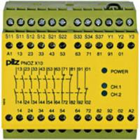 PILZ PNOZ X10 24VDC 6n/o 4n/c 3LED Veiligheidsschakelapparaat Voedingsspanning (num): 24 V/DC 6x NO, 4x NC (b x h x d) 90 x 87 x 121 mm 1 stuk(s) - thumbnail