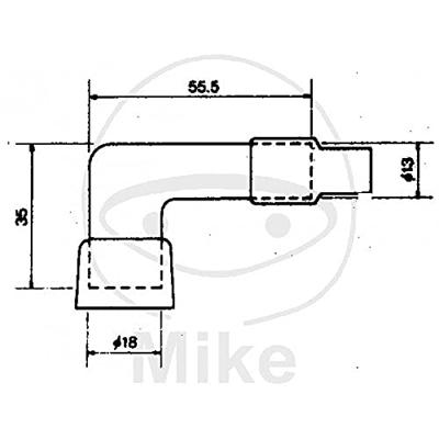 NGK bougiedop plug connector lb 05 f r