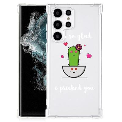 Samsung Galaxy S22 Ultra Stevig | Bumper Hoesje | Cactus Glad Samsung Galaxy S22 Ultra Stevig | Bumper Hoesje | Cactus Glad