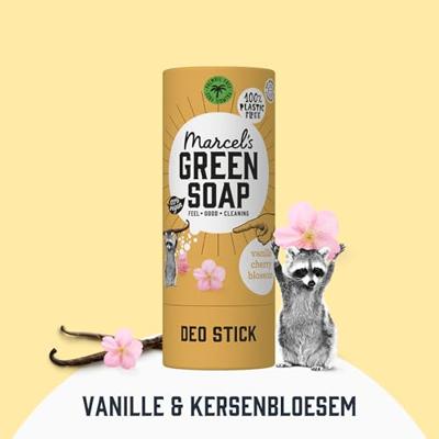 Marcel's Green Soap Deo stick 40gr - vanilla & cherry blosssom Marcel's Green Soap Deo stick 40gr - vanilla & cherry blosssom