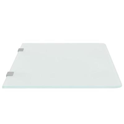 VidaXL Urinoirschot 90x40 cm gehard glas
