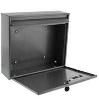 Burg Wächter 61130 MAIL 5877 SI Brievenbus Staal Zilver Sleutelslot - thumbnail