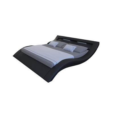 Bed Dario Zwart 200x200cm Bed Dario Zwart 200x200cm